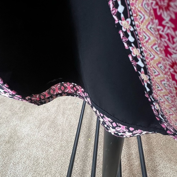 Pink Republic Flower Print Shift Dress Red & Pink - Picture 8 of 9